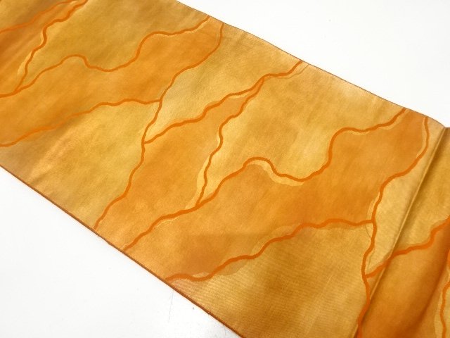 Japanese Kimono / Antique / Fukuro Obi Silk